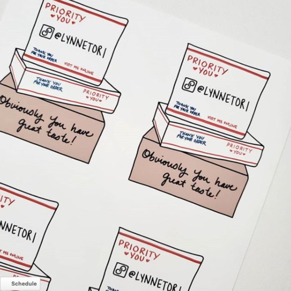 LB023 Custom Poshmark Package Stickers Add Any Business/Closet Info [Price Firm] - Picture 5 of 10